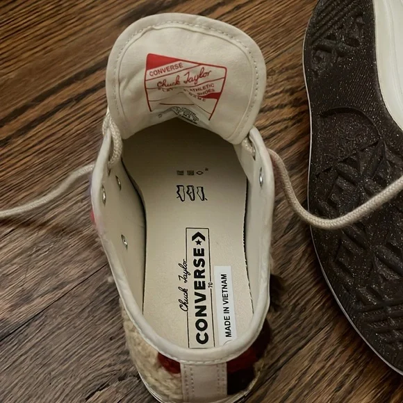 Converse Upcycle Chuck 70 Crochet Sneakers size 6 - Picture 7 of 8